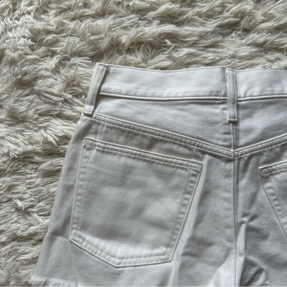 Jcrew Relaxed Denim Short White New With Tags Size 27 - Picture 12 of 12